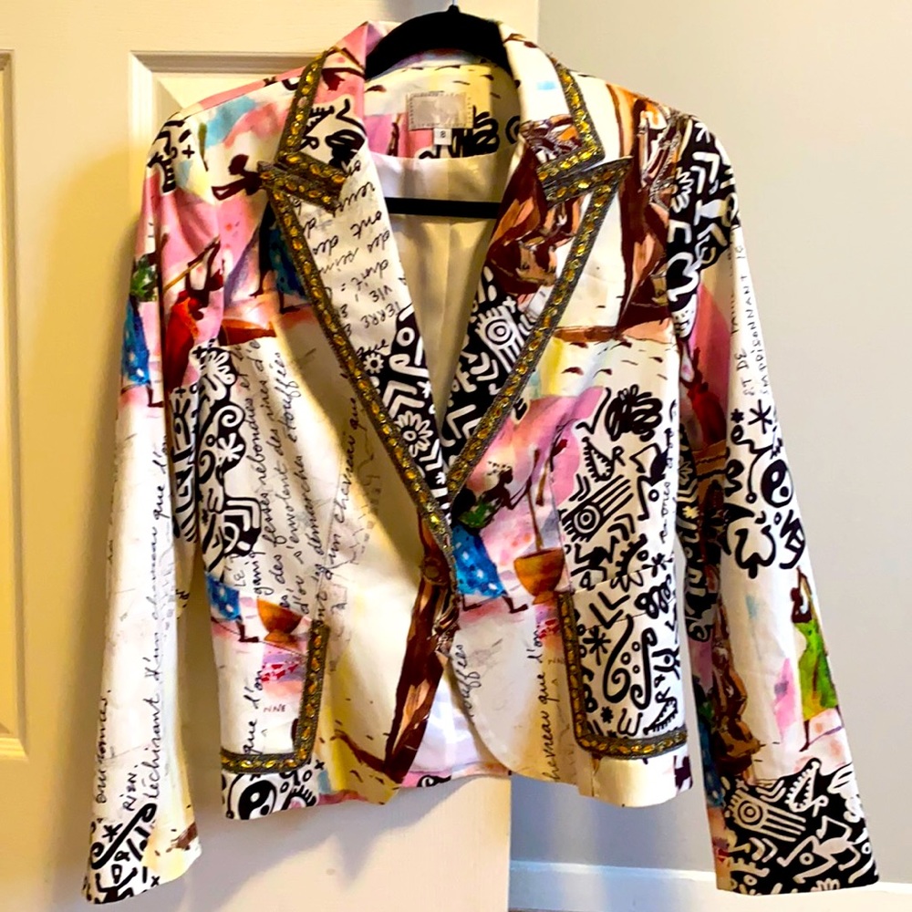 Vintage Embellished Alberto Makali Blazer